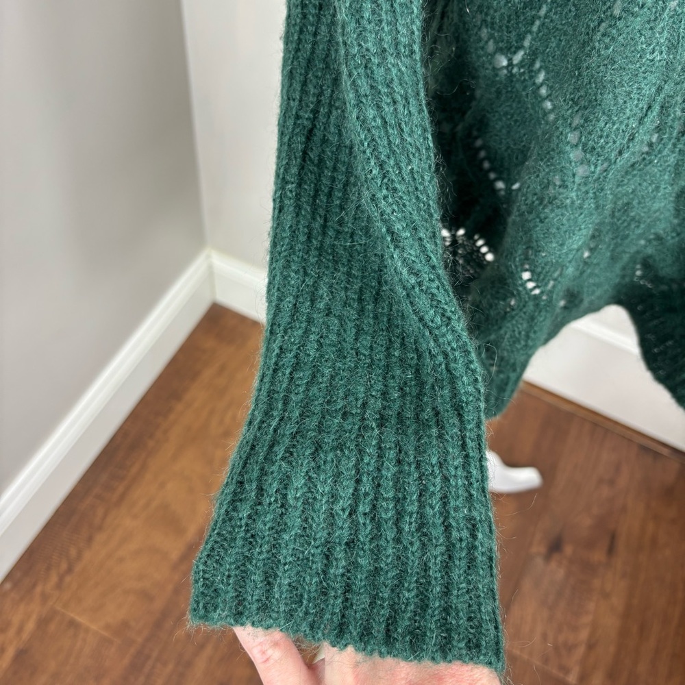 Elsamanda Mohair Blend Evergreen Sweater‎ S - Picture 3 of 7